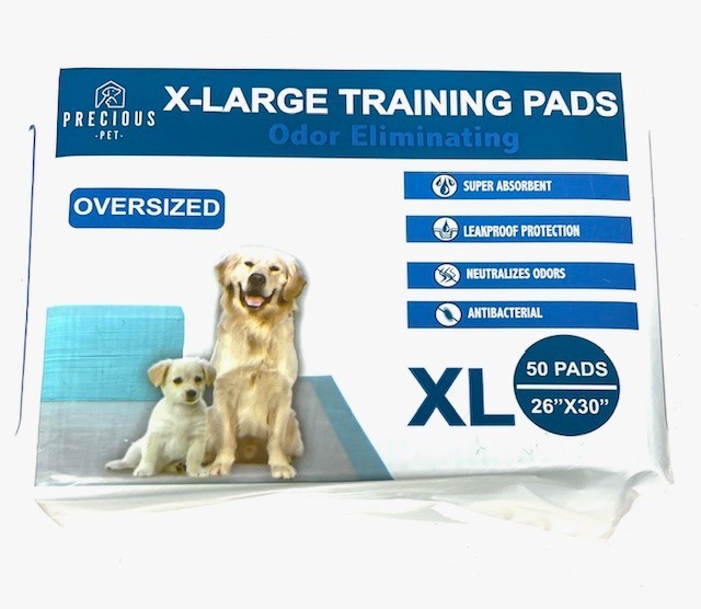 Precious pet extra large odor eliminating training pads 50 pads 26″ x 30″