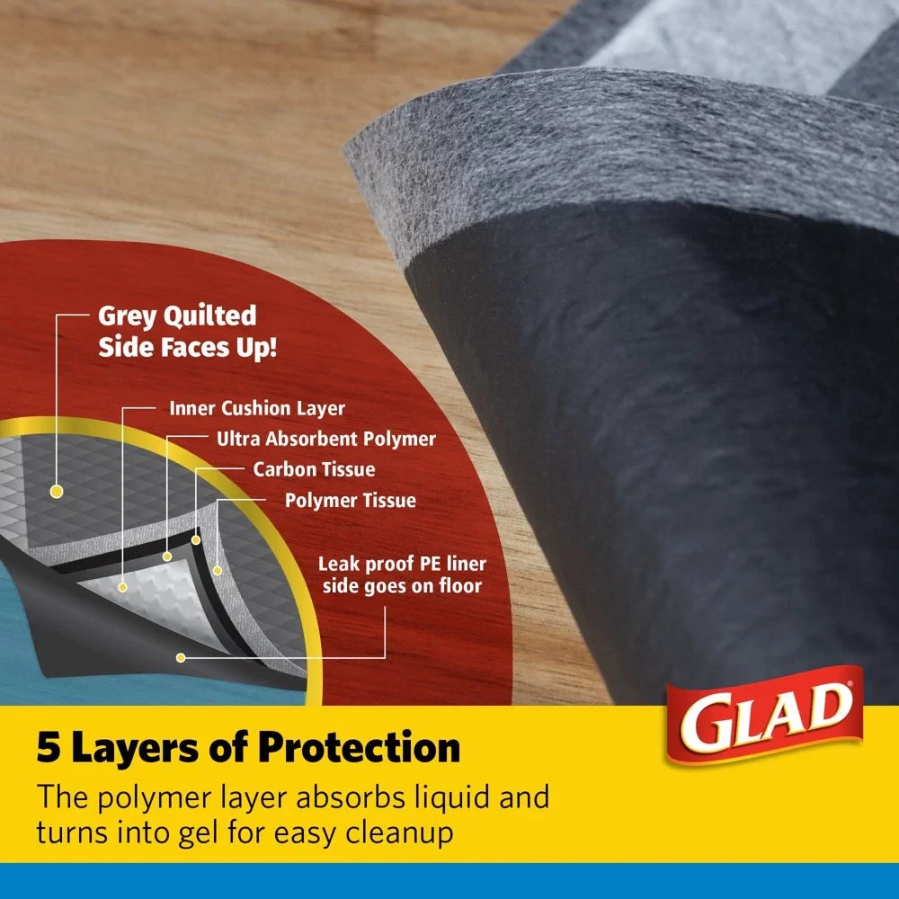 GLAD For Pets Activated Carbon Training Pads Standard Size 14pc
