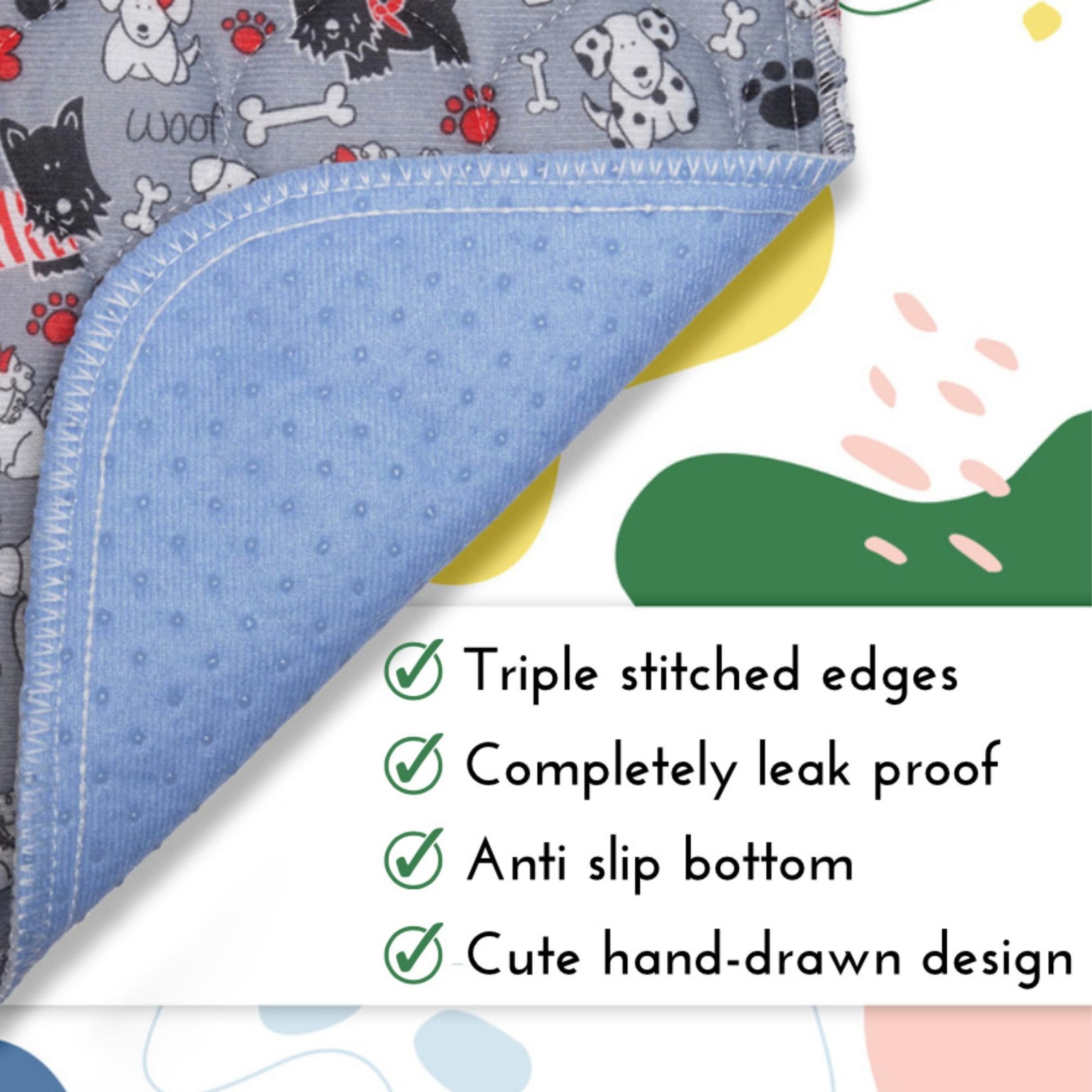 Caldwell’s Puppy Pads are Washable Pee Pads for Dogs Small to Extra Large – Abso