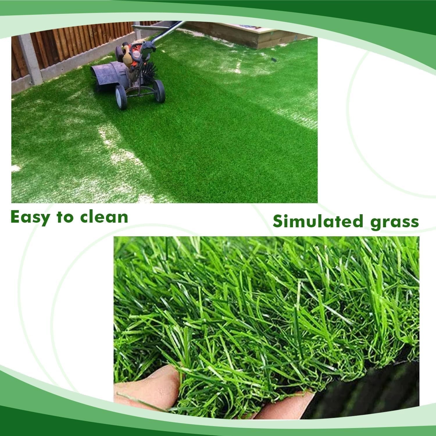 High-Quality Artificial Grass Turf for Dog Potty Training – 118.1×39.4 inches