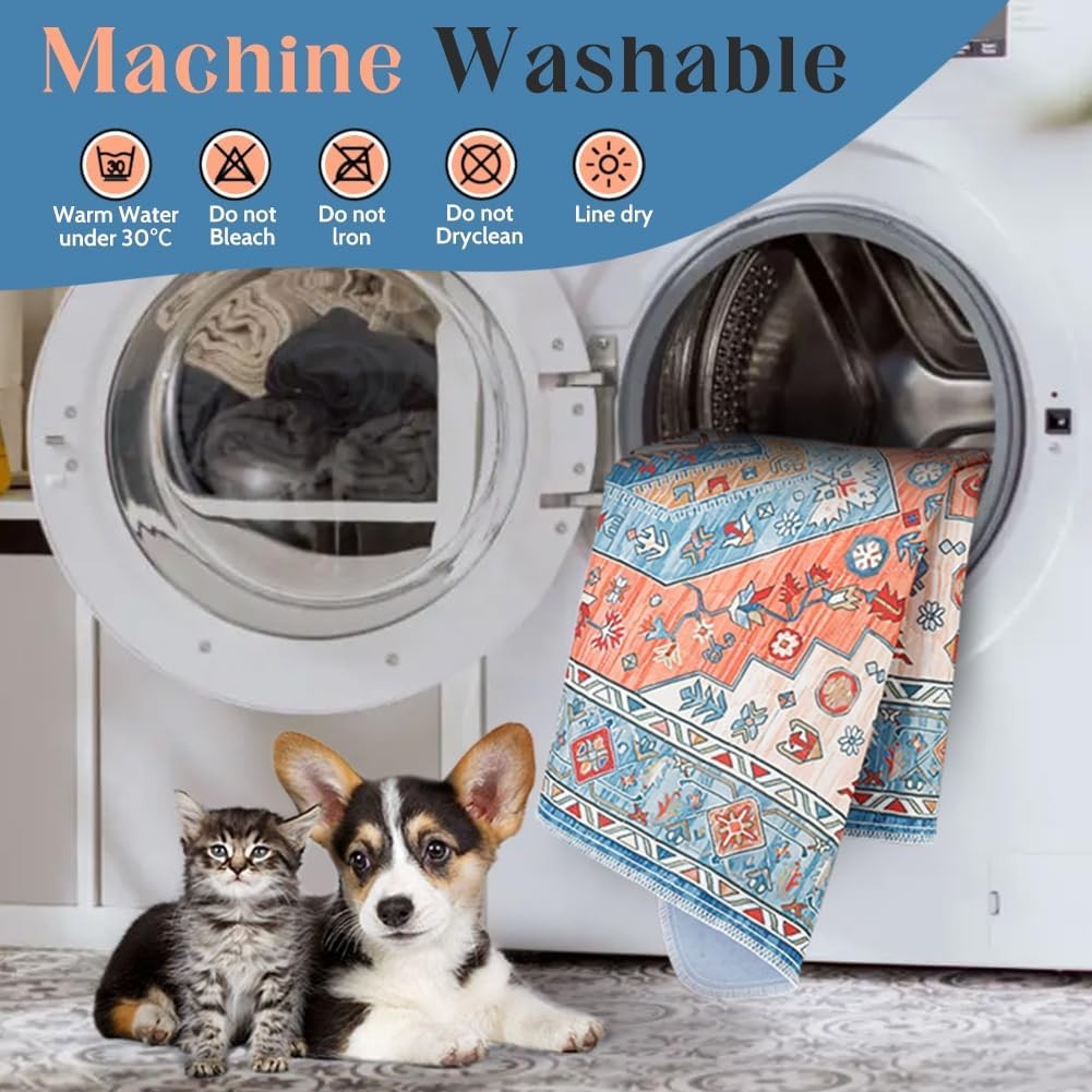 2-Pack 24×18 Washable Pee Pads for Dogs – Reusable Non-Slip Puppy Training Pads