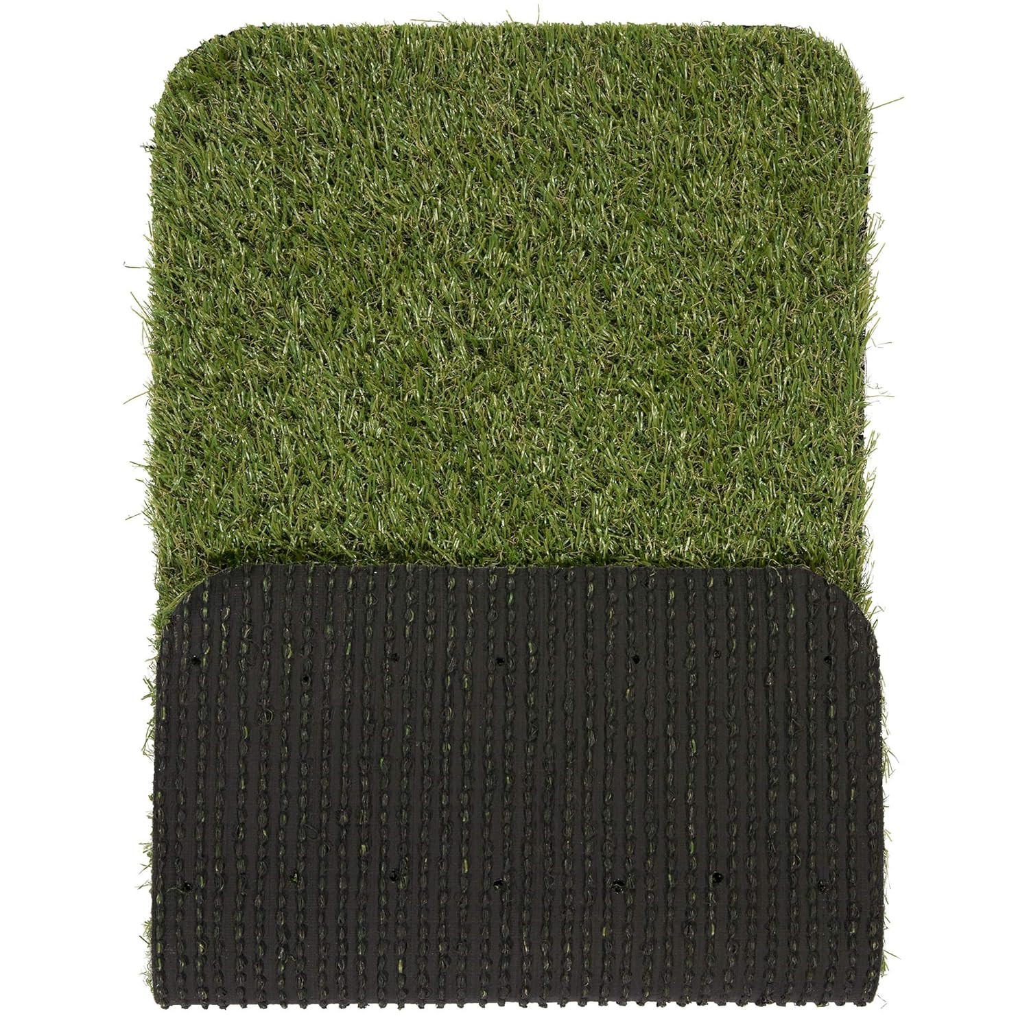 Artificial Grass Puppy Potty Training Pad with Tray, 15″ X 30″ Reusable Pee Pad