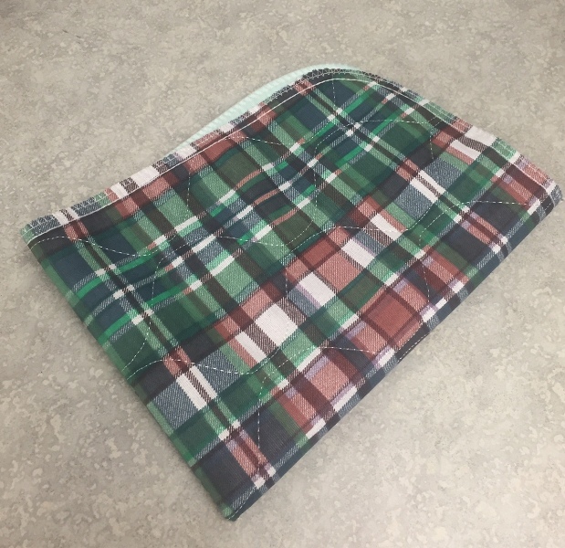 2ea-30″x36 WASHABLE PLAID Whelping Pad Dog Puppy Training Pee Pads