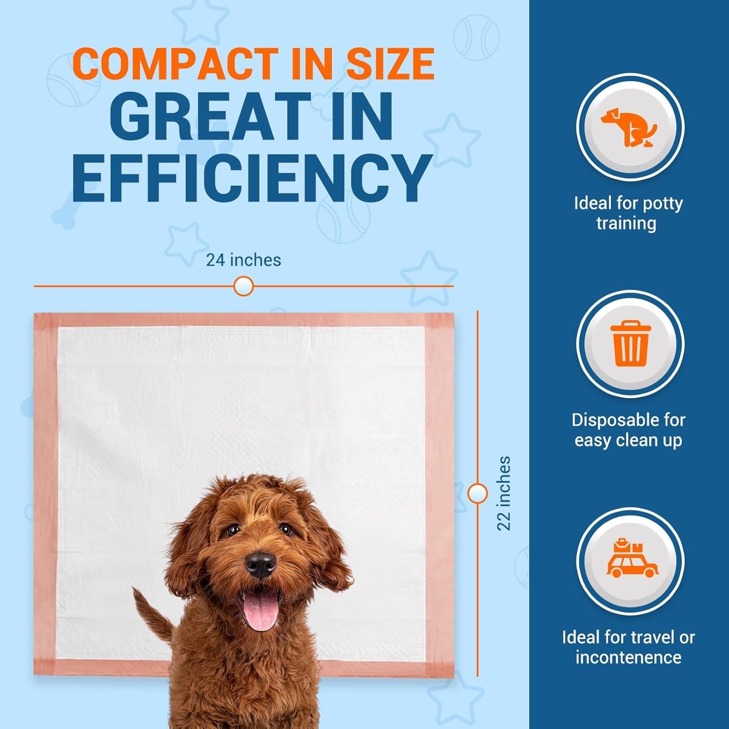 Disposable Cat Pee Pads – 6-Layer Leakproof Ultra-Absorbent Travel Pads