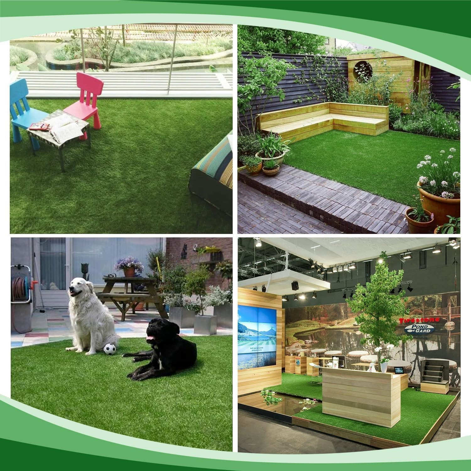 118.1 X 39.4 Inch (Pack of 1) Dog Grass Pad, Extra Large Artificial Grass Turf M