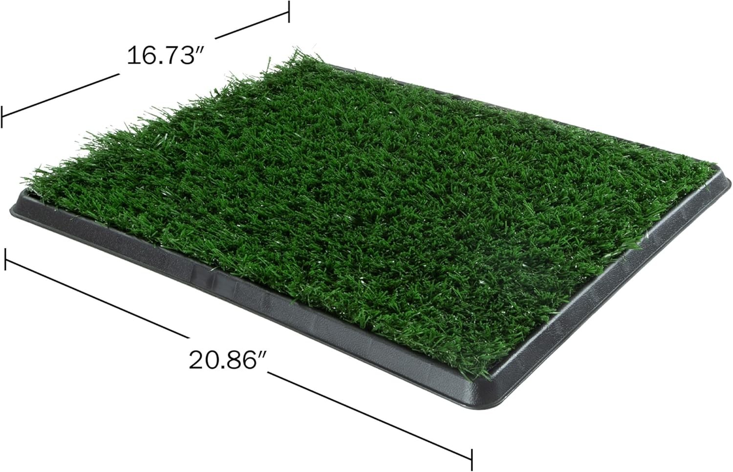 Artificial Grass Puppy Pee Pad for Dogs and Small Pets – 16×20 Small, Green