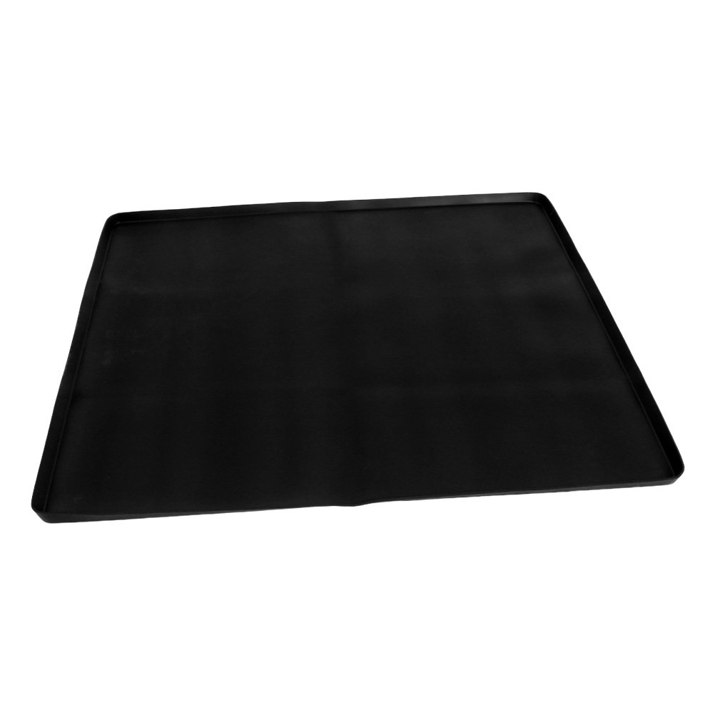 Leak Proof Silicone Puppy Pad Holder Tray for Dog Potty Training Black