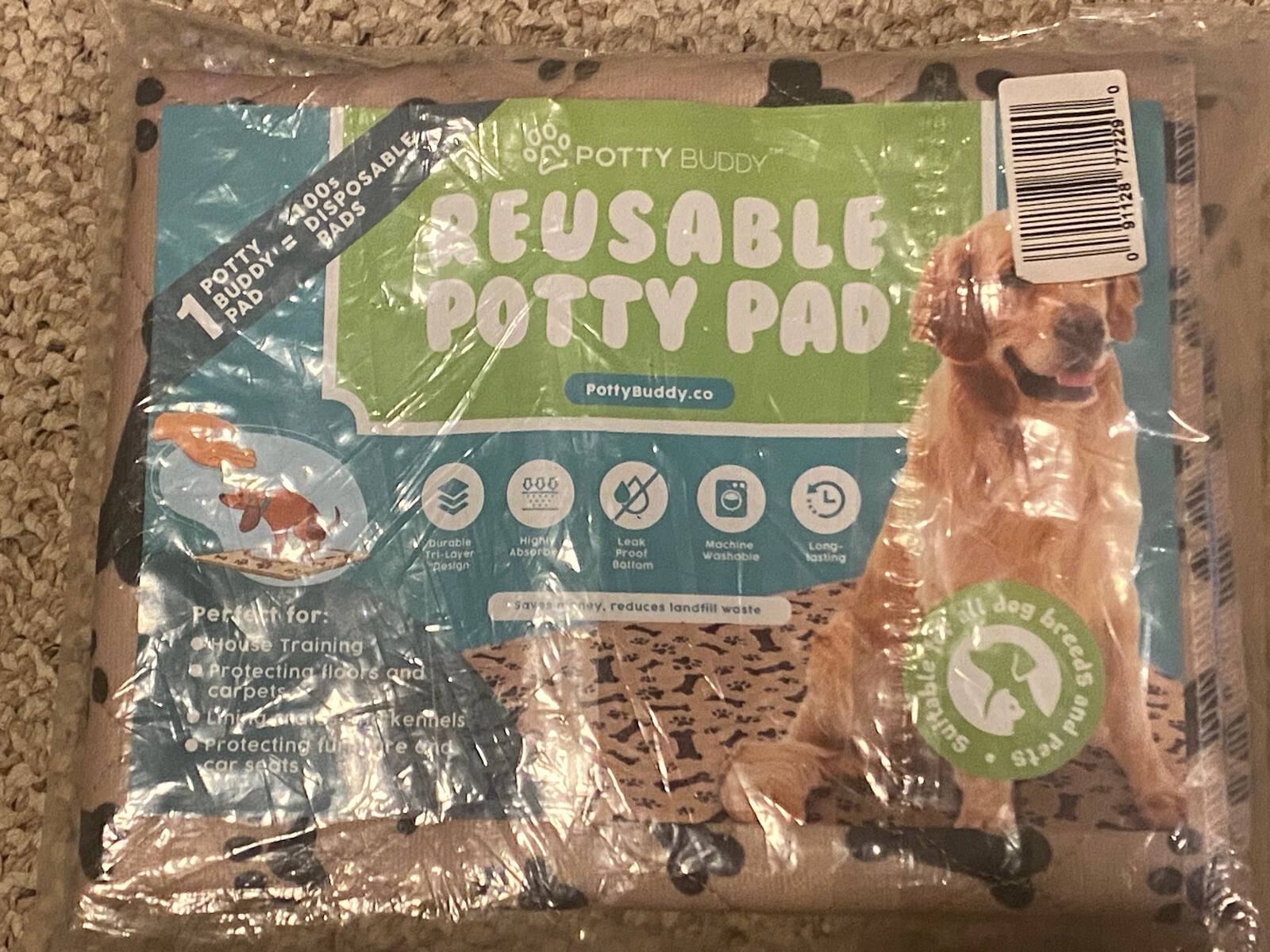 Reusable Pee Pad Washable Puppy Pad – Training Pet Pad Potty Pad