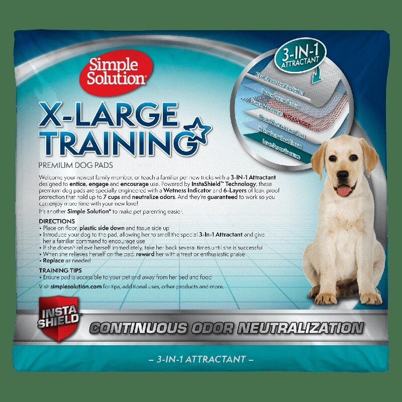 XL Super Absorbent Dog Training Pads 50 Count 28×30 Inch Housebreaking Solution