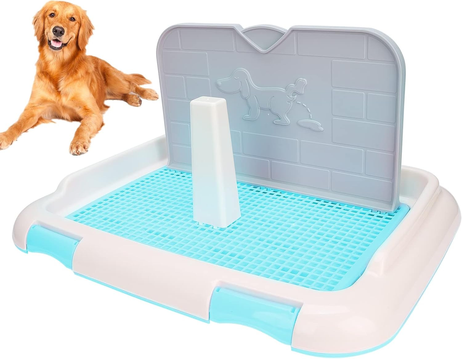 Dog Toilet Indoor Puppy Training Toilet Cat Potty Fence Indoor Dog Potty Tray Do