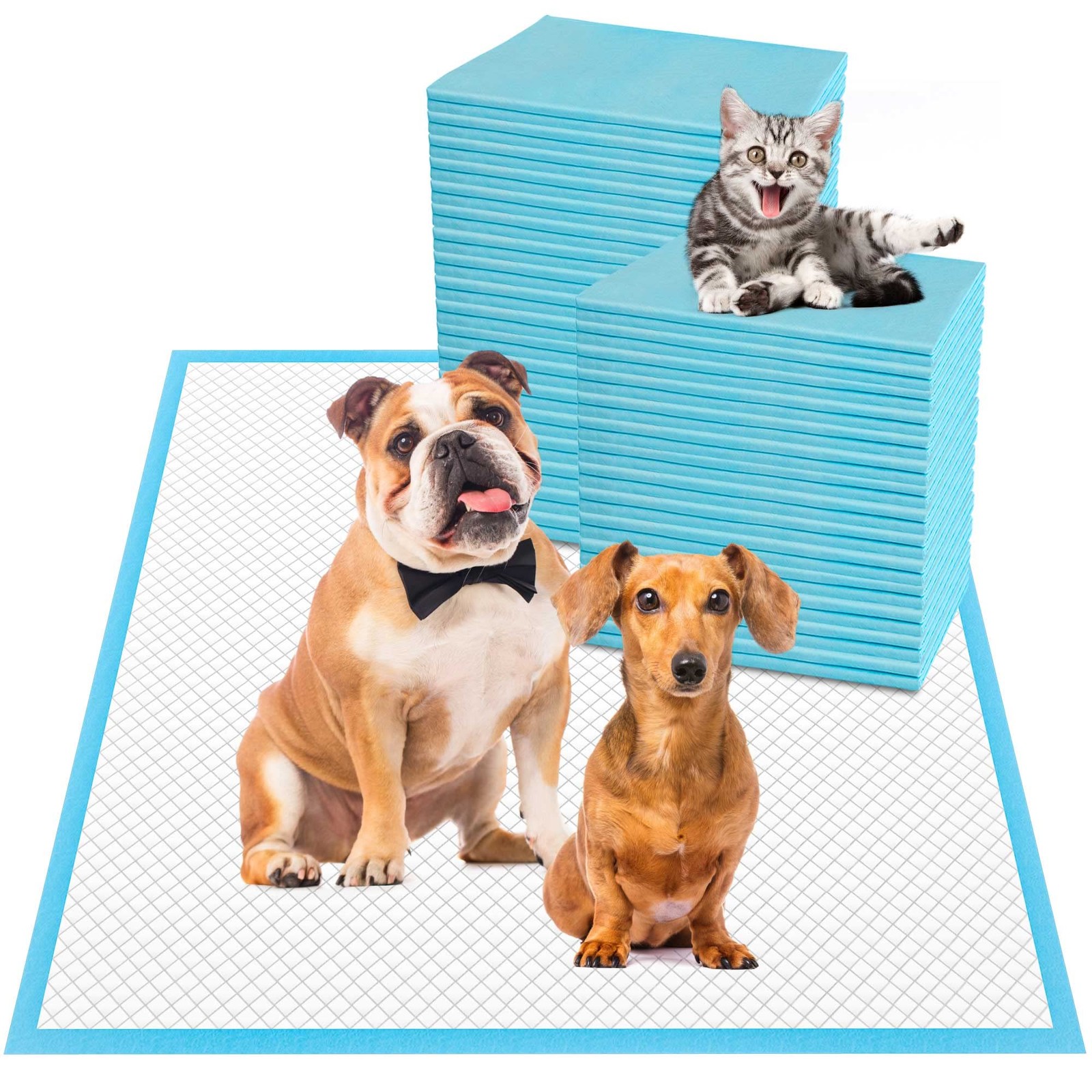 Boscute XL 36″x24″ 150 Count Heavy Absorbent Dog Training Pee Pads