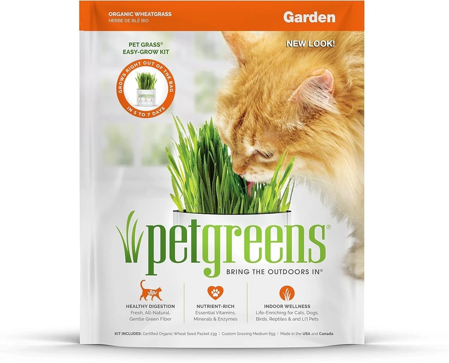 Pet Grass Kit with 100% Organic Wheatgrass – Grows in 5-7 Days for Healthy Pets