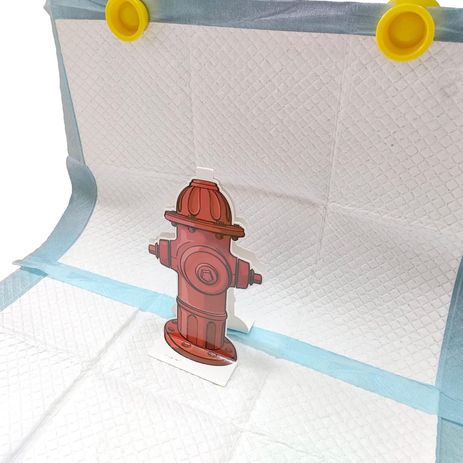 ANKROYU Dog Pee Pad Trainer, 10 Pcs Fire Hydrant Potty Training Aid for Red