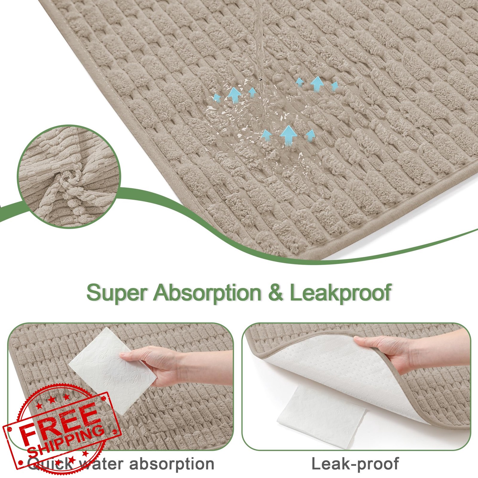 Sinotalent Washable Pee Pads Brown 40″x60″(Pack of 1)