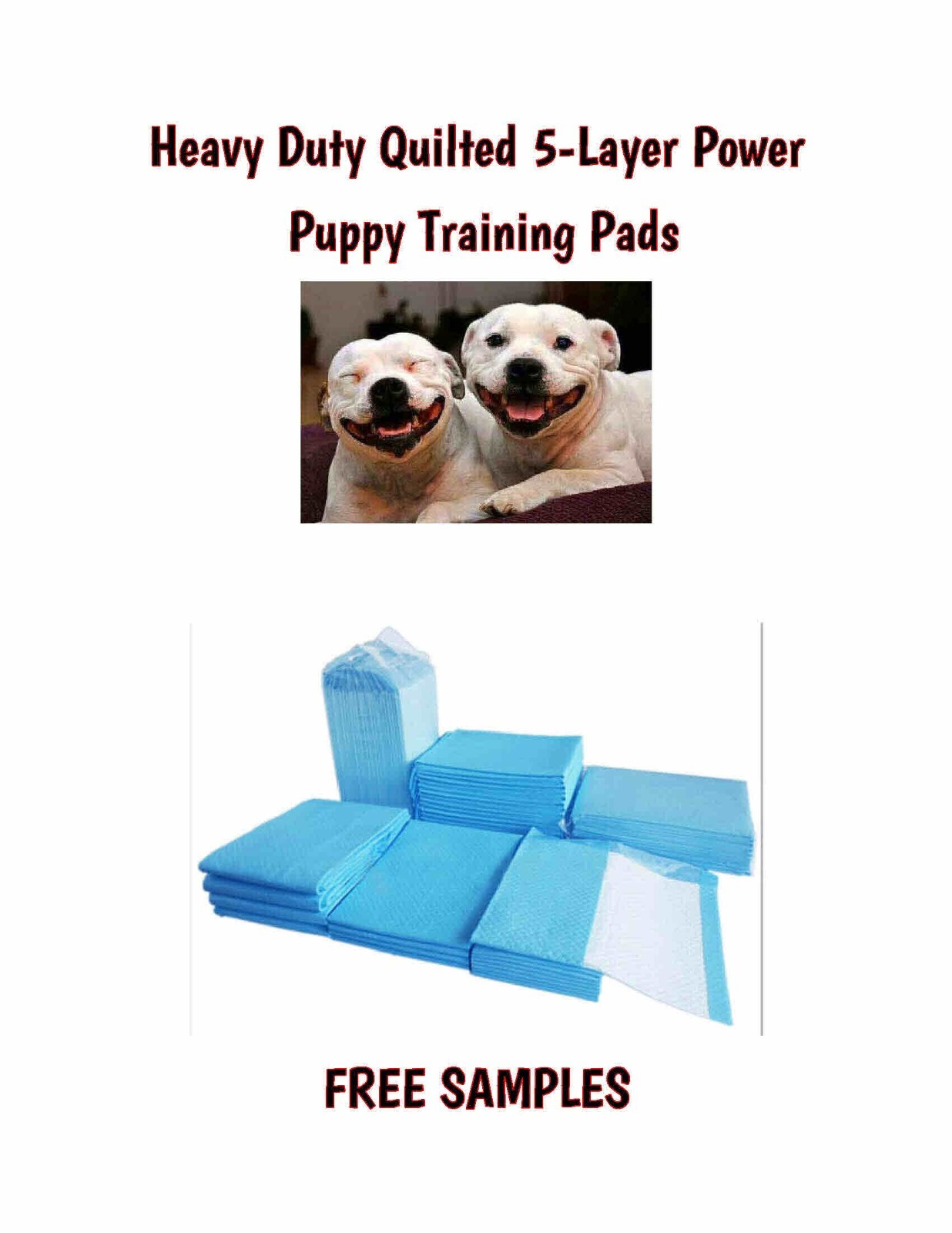 150ct Heavy Duty Pro-Quilted 5-Layer Puppy Training SMART PADS with SAP Gel