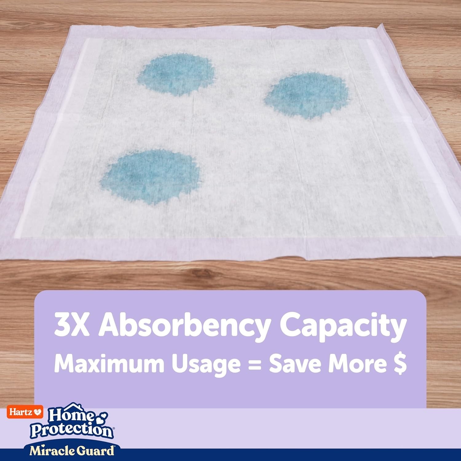 Miracle Guard Dog and Puppy Dog Pads Max Absorbency 24 Hour Use Odor Eliminat…