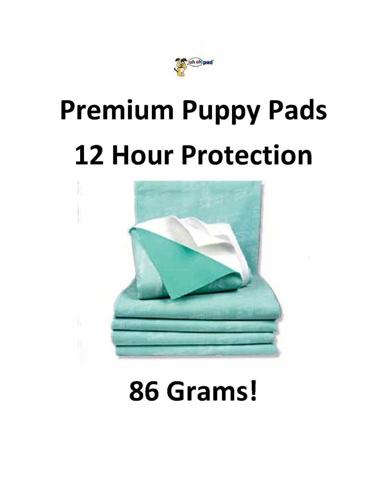 30×36″ 80ct PREMIUM 12hr ABSORBOMAX PUPPY PADS 4 DOGS UP TO 100LB FREE SAMPLES