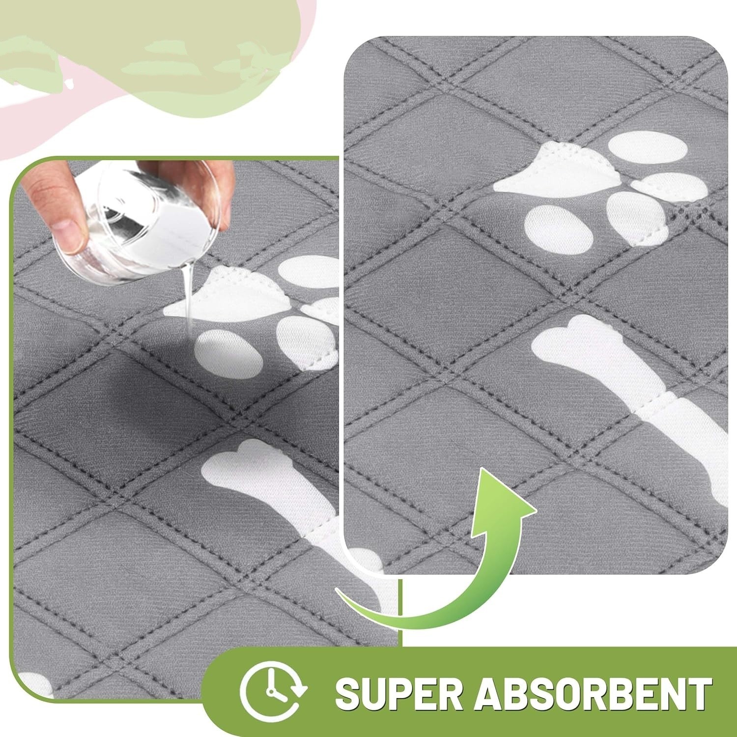 Empaquetaduras lavables para orinar para perros, paquete de 2 extra