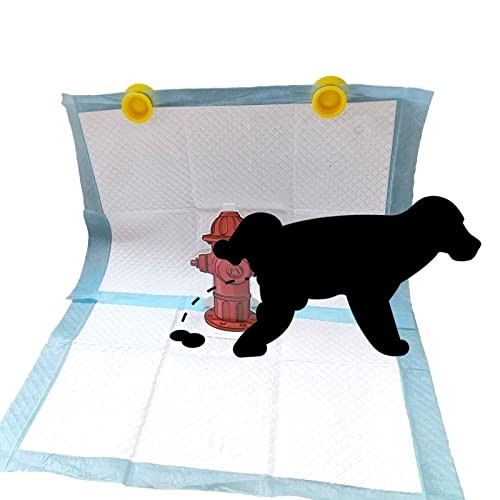 10PCS Dog Fire Hydrant Pee Post Paper, Fire Hydrant Trainer Paper, 7.3 x 3.9in