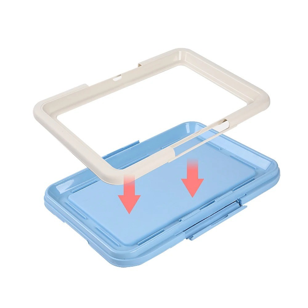 Portable Dog Potty Toilet Tray Puppy Training Pad Holder Indoor Pet Litter USA