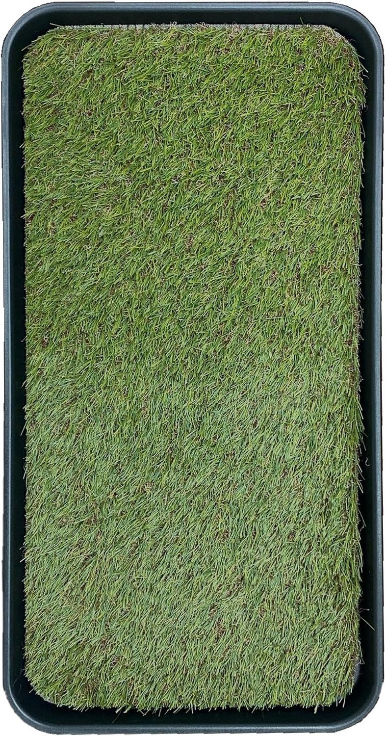 Reusable 15″ x 30″ Pet Potty Training Pad with Fade and Stain Resistant Tray