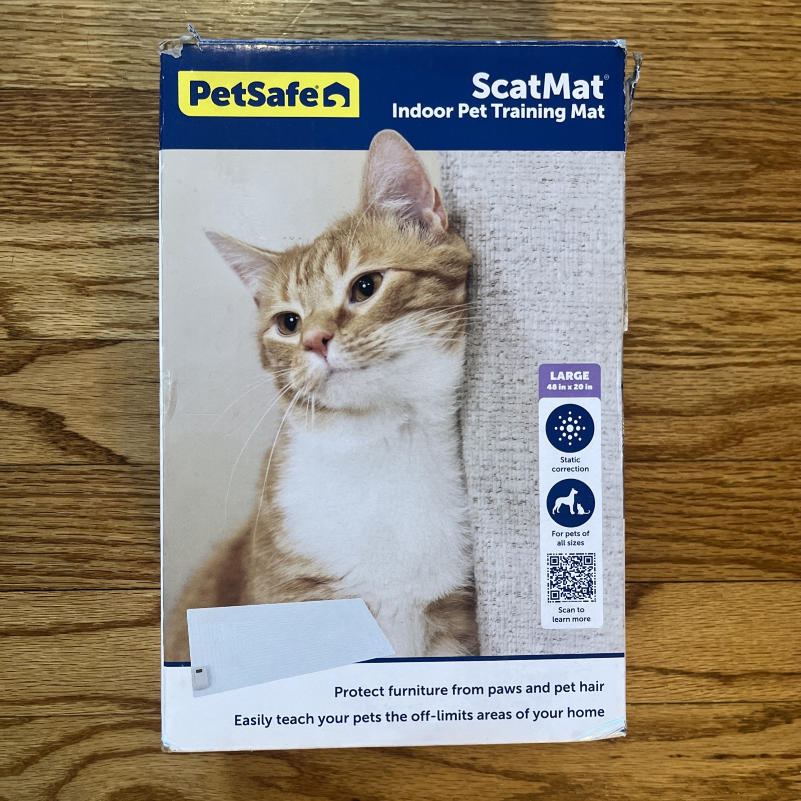 Petsafe ScatMat Indoor Pet Training Mat, Large Size 48 X 20″