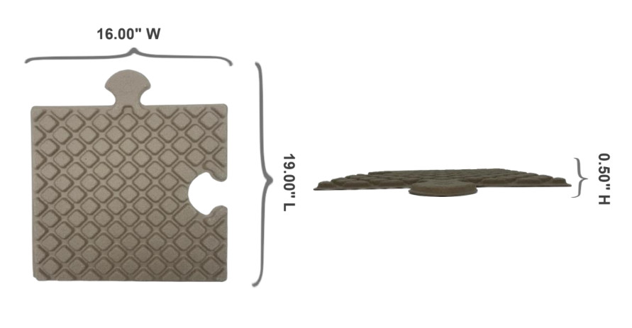 Play Mat Set for Dogs- Puppies 4 Interlocking Floor Mats