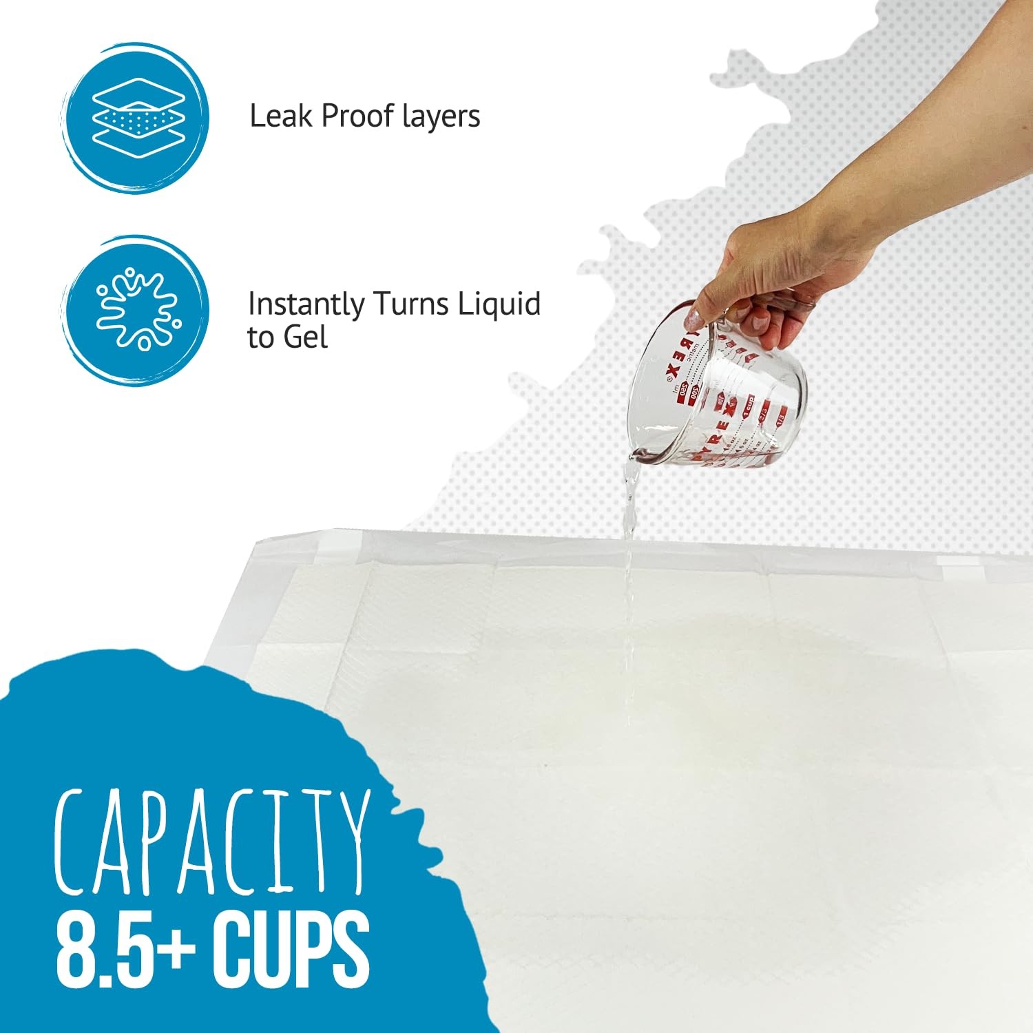 Bulldogology Puppy Pee Pads XL with Adhesive Sticky Tape – Extra Large Dog Train