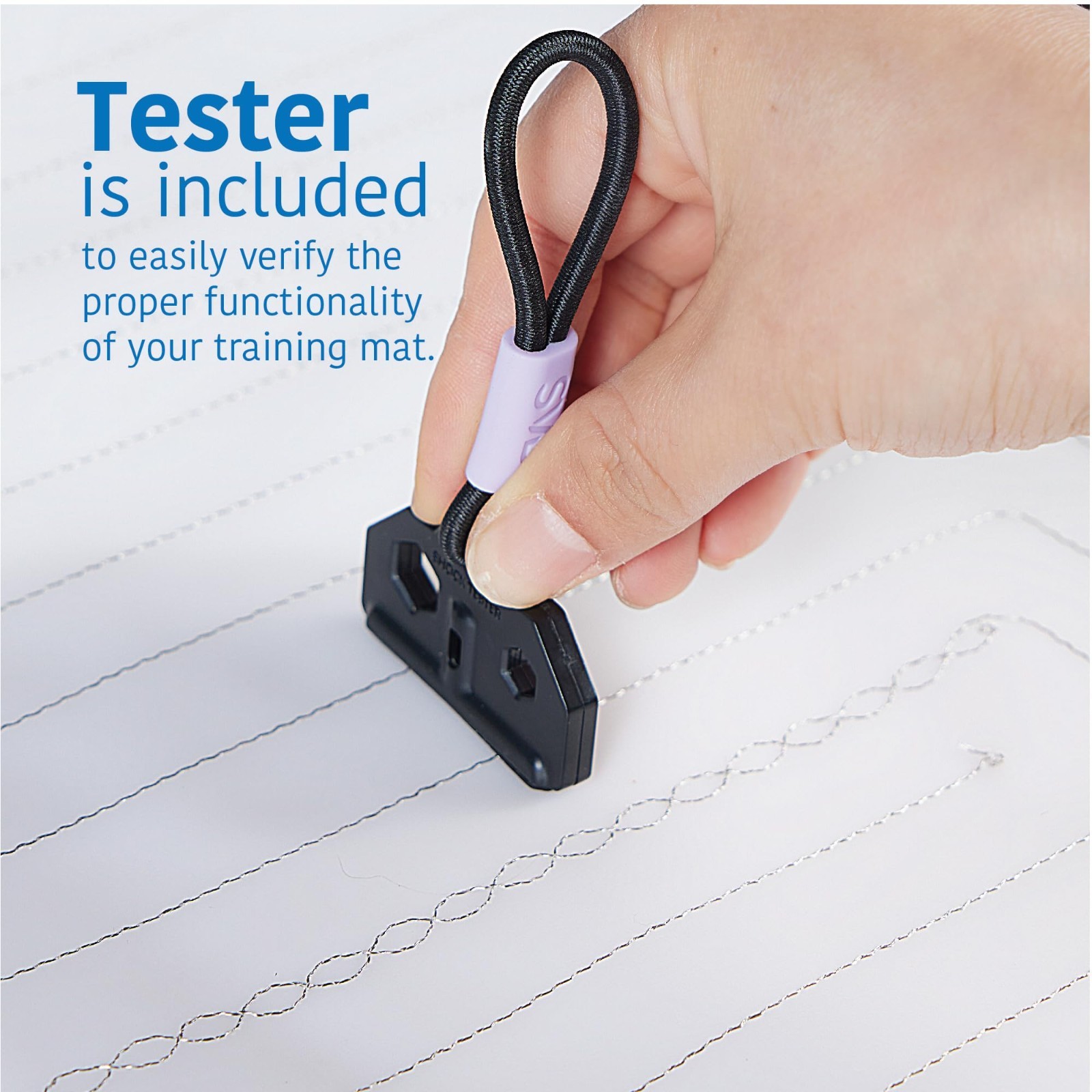 2-Pack Pet Training Mat with Tester, Shock Pad for Dogs & Cats, Indoor Repellent