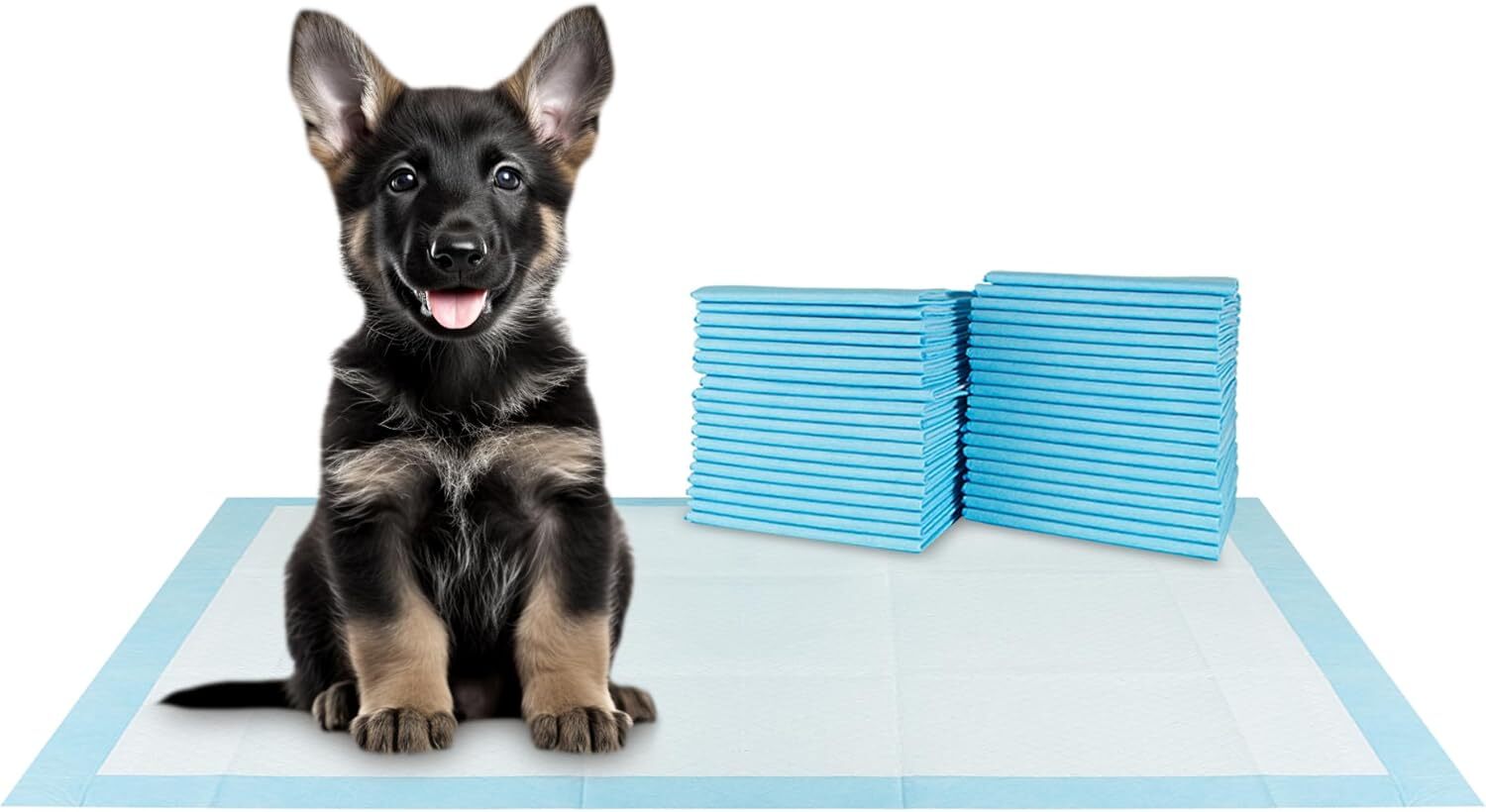 40pcs XL Puppy Pads Leak-Proof 28″X34″|Pee Pads for Dogs Ultra Absorbent 6-Layer