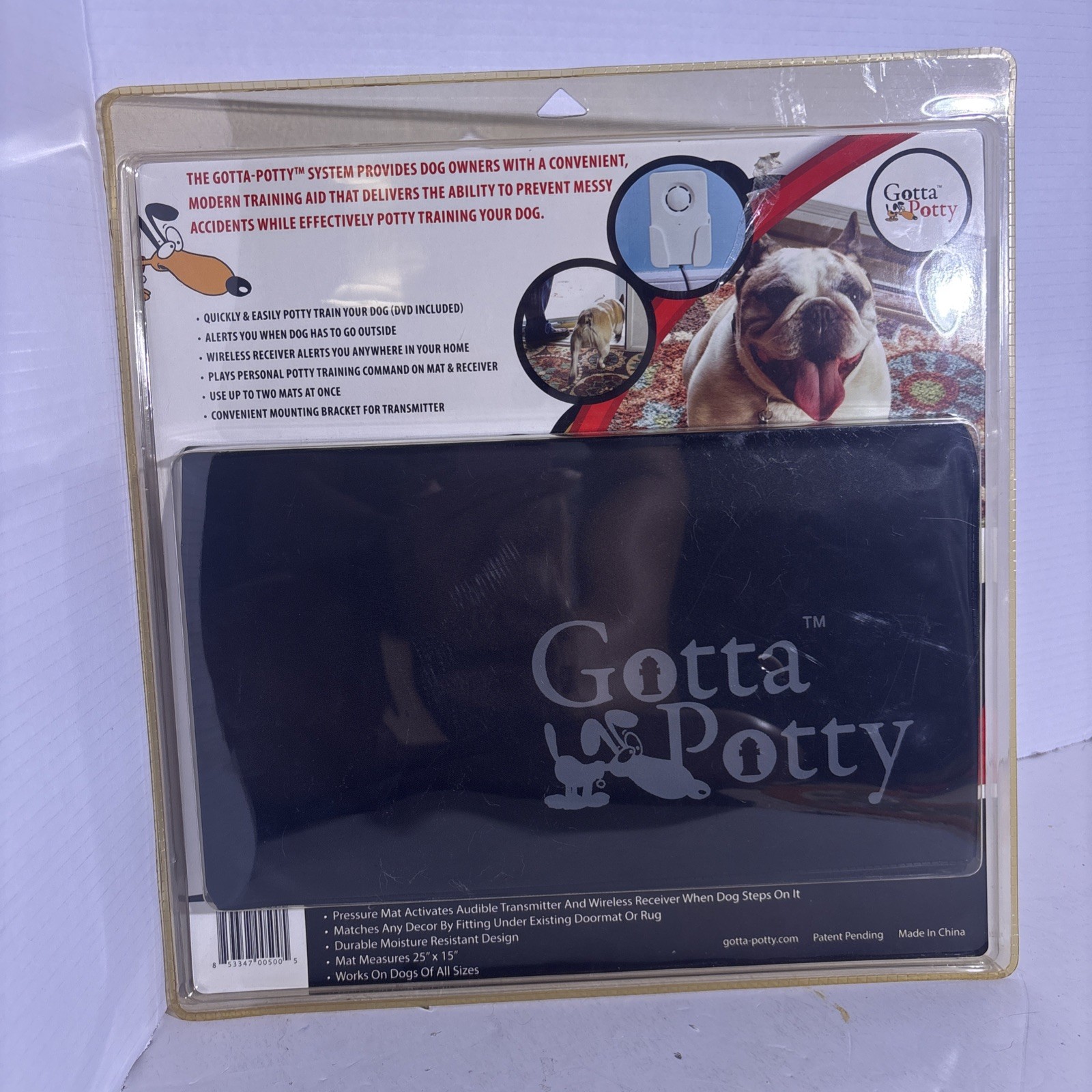 Gotta Potty Dog Potty Training Wireless Alert System Training Mat 25″ x 15″, NEW