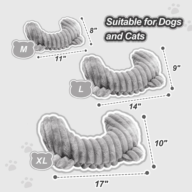 Jiupety Dog Calming Pillow, Soft and Neck-Friendly, Washable Pet Neck Pillows fo