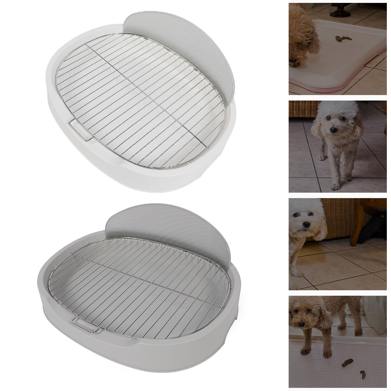 Dog Training Toilet With Wall Potty Training Pee Pad Holder Portable