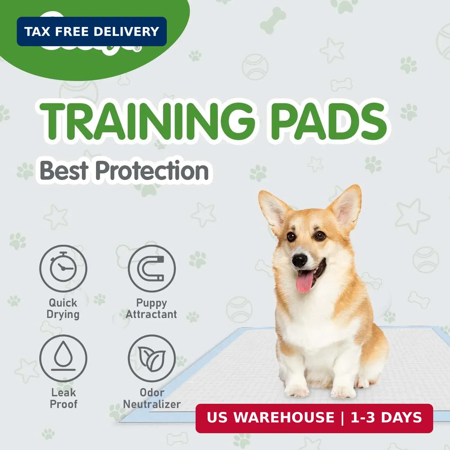 COCOYO Best Value Training Pads 100 Count 13″ by 17.7″| Dog Pee Pads | Super Abs