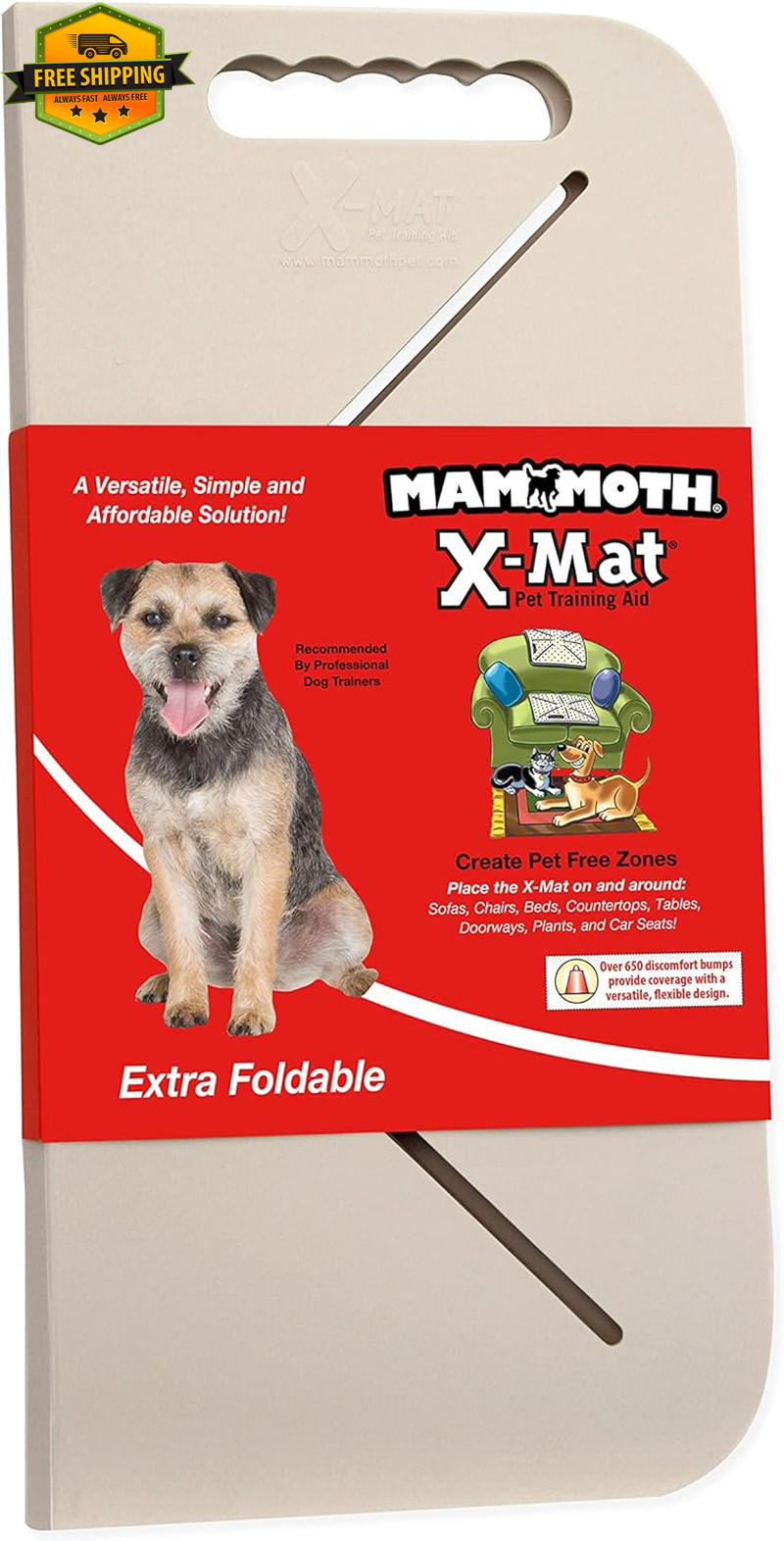 Pet Training Mat Foldable Deterrent Keep Pets Off Furniture 18”