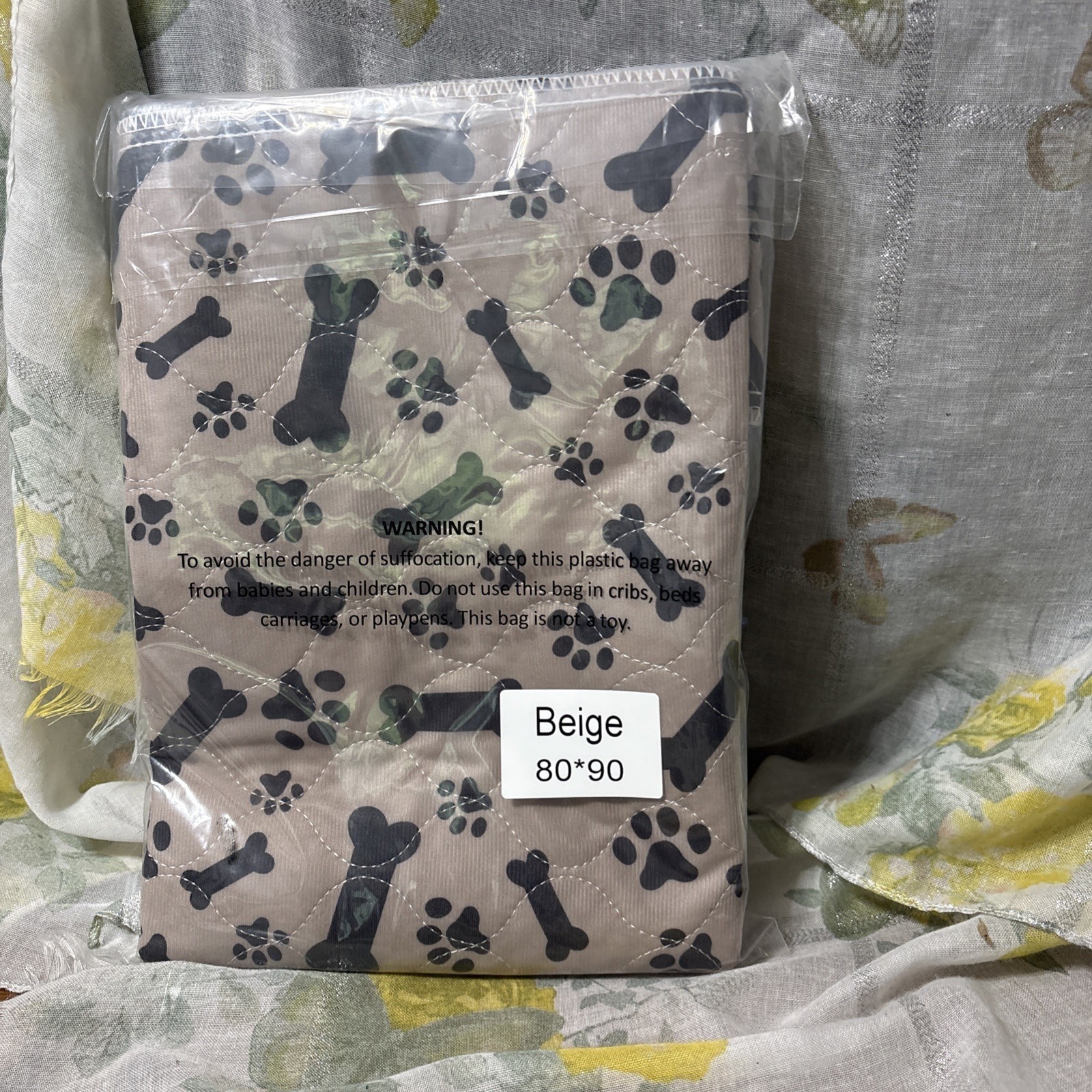 PuppyPad The Premium Reusable Durable Puppy Pad CN6 Gray Medium (32″ X 34″) New