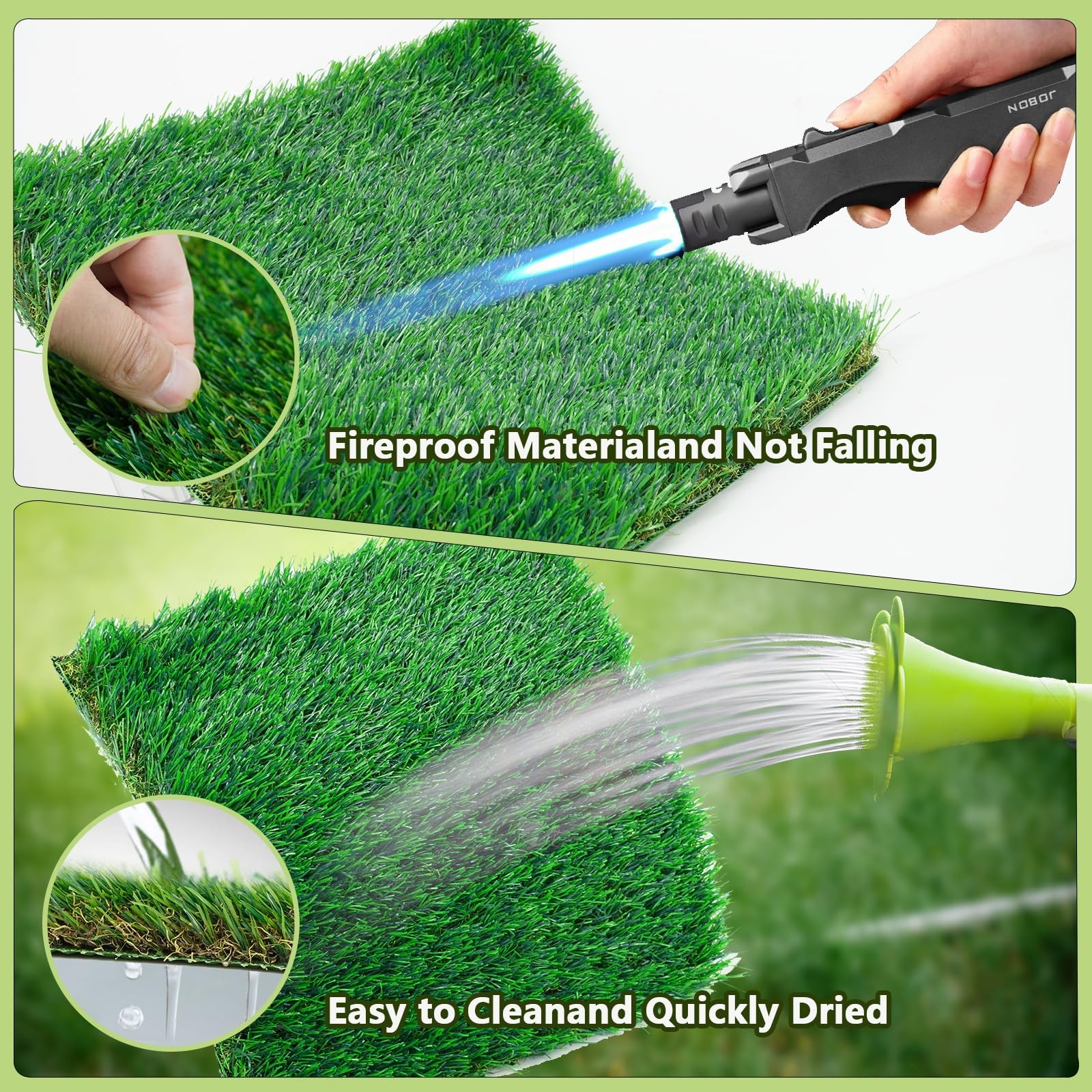 Chicken Nesting Box Pads , Washable Artificial Grass Nesting Mats Cuttable