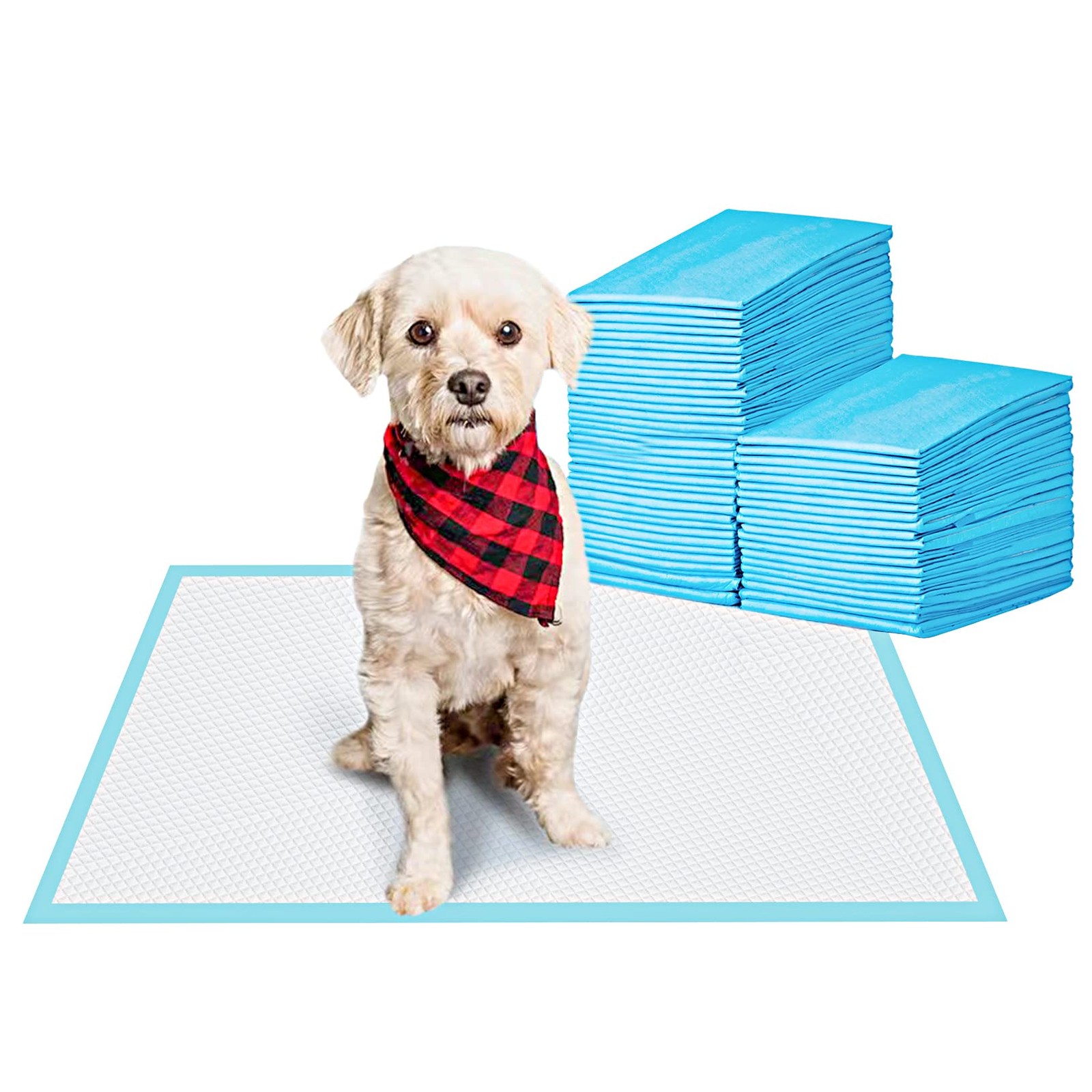 Pet Training and Puppy Pads Pee Pads for Dogs 22″x22″ Super Absorbent & Leak-…