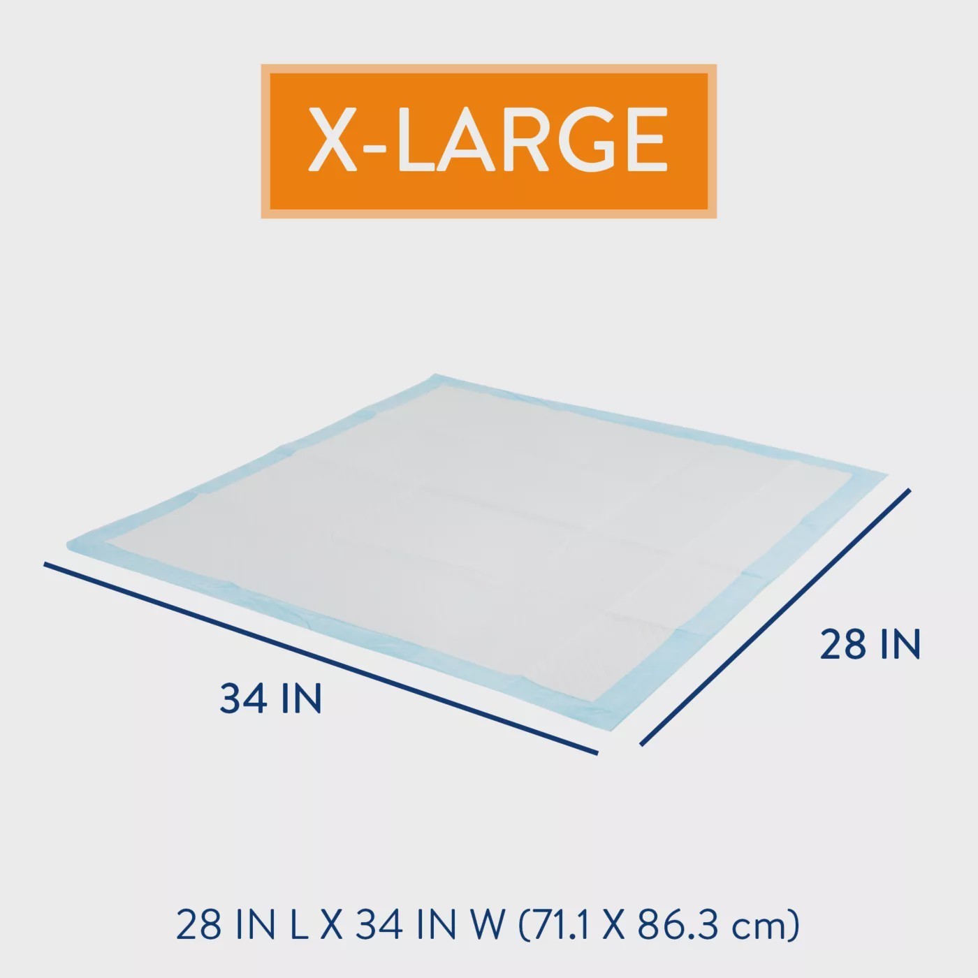 Top Paw X-Large Premium Dog & Puppy Pee Pads 28″x34″ Unscented 150 Count Pack