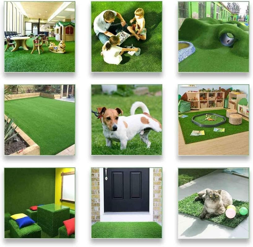 4’X13 Pad Artificial Realistic & Thick Fake Mat for Outdoor Garden Landscape Dog