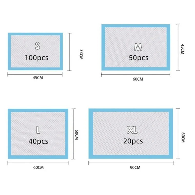 Dog Puppy Training Pee Pads Medical Ultra Heavy Absorbency Disposable Underpads