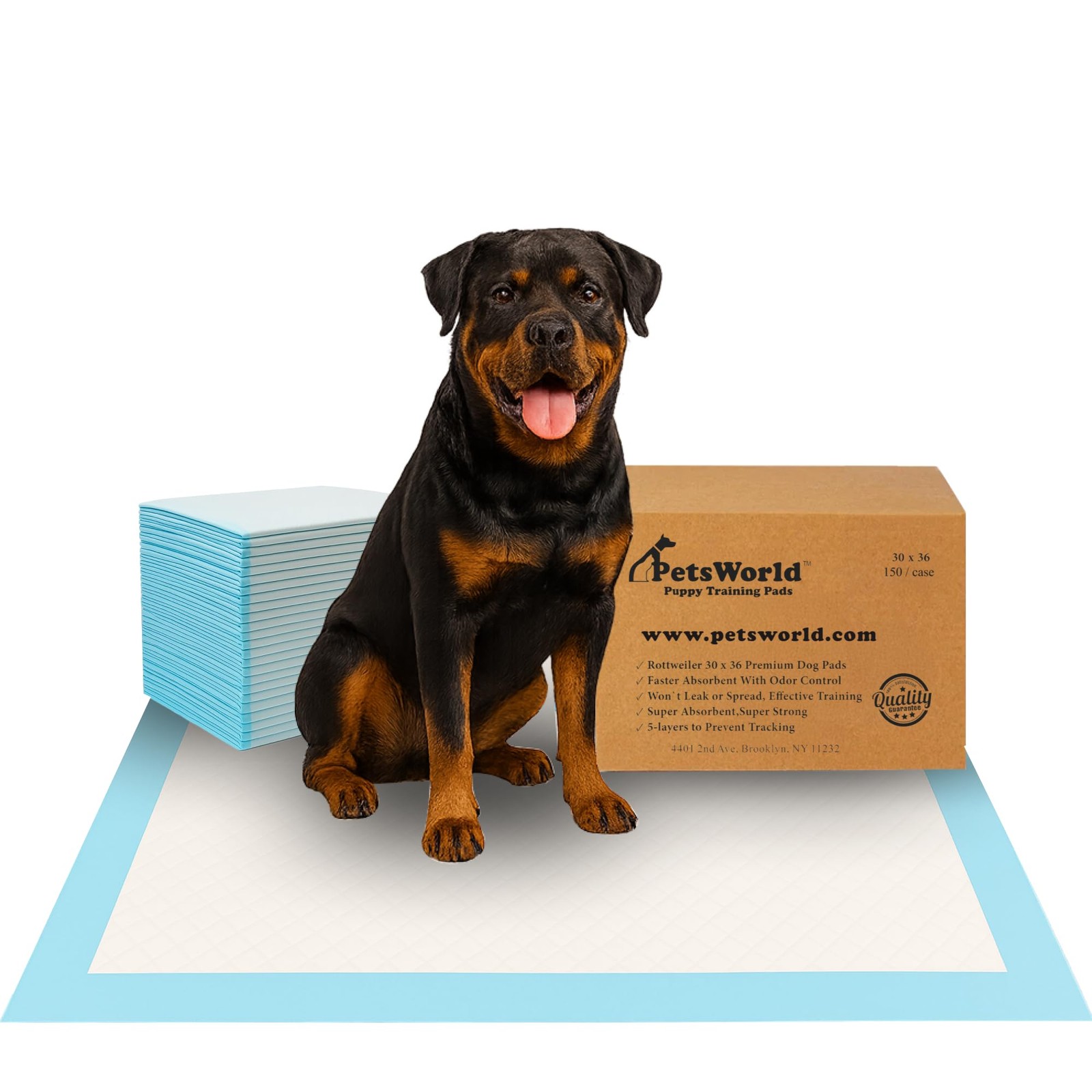 Extra Large Dog Pee Pads 30×36 150 Count Leak Proof Odor Eliminating