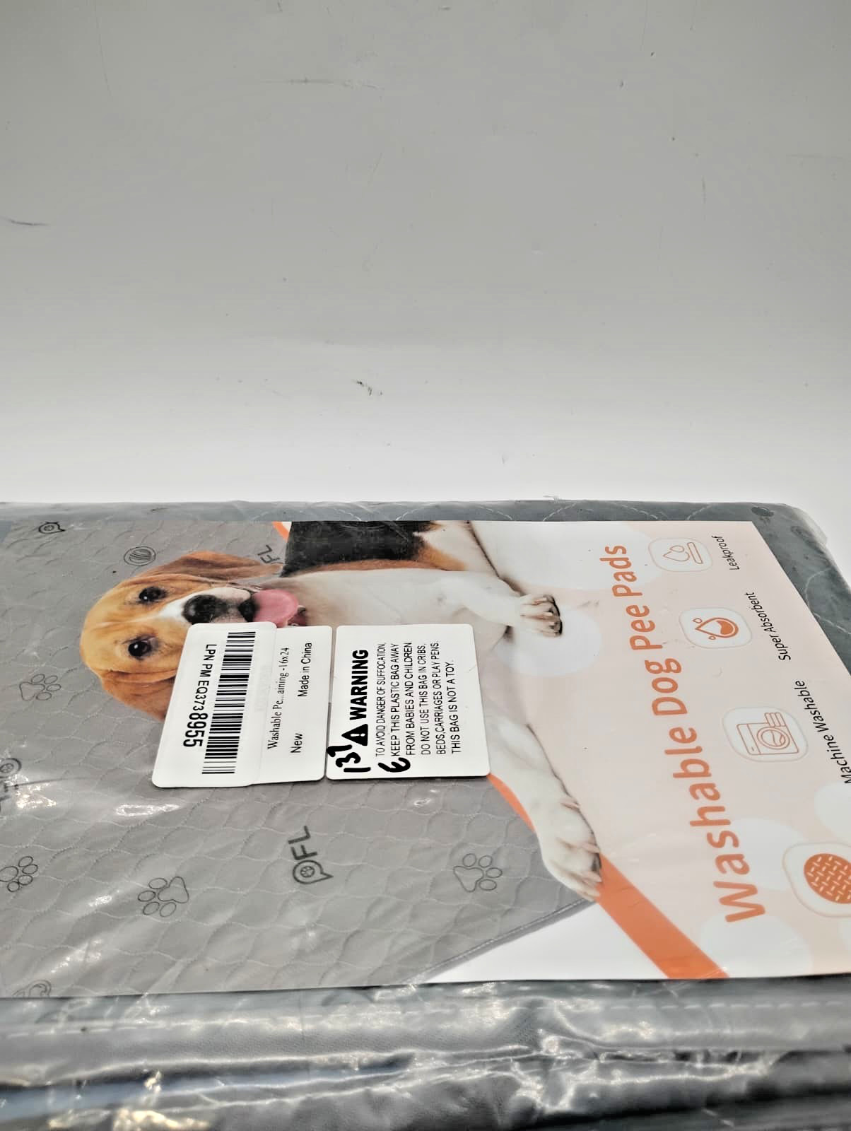 PICK FOR LIFE Washable Dog Pee Pad 16×24 Reusable Leakproof Absorbent Non-Slip