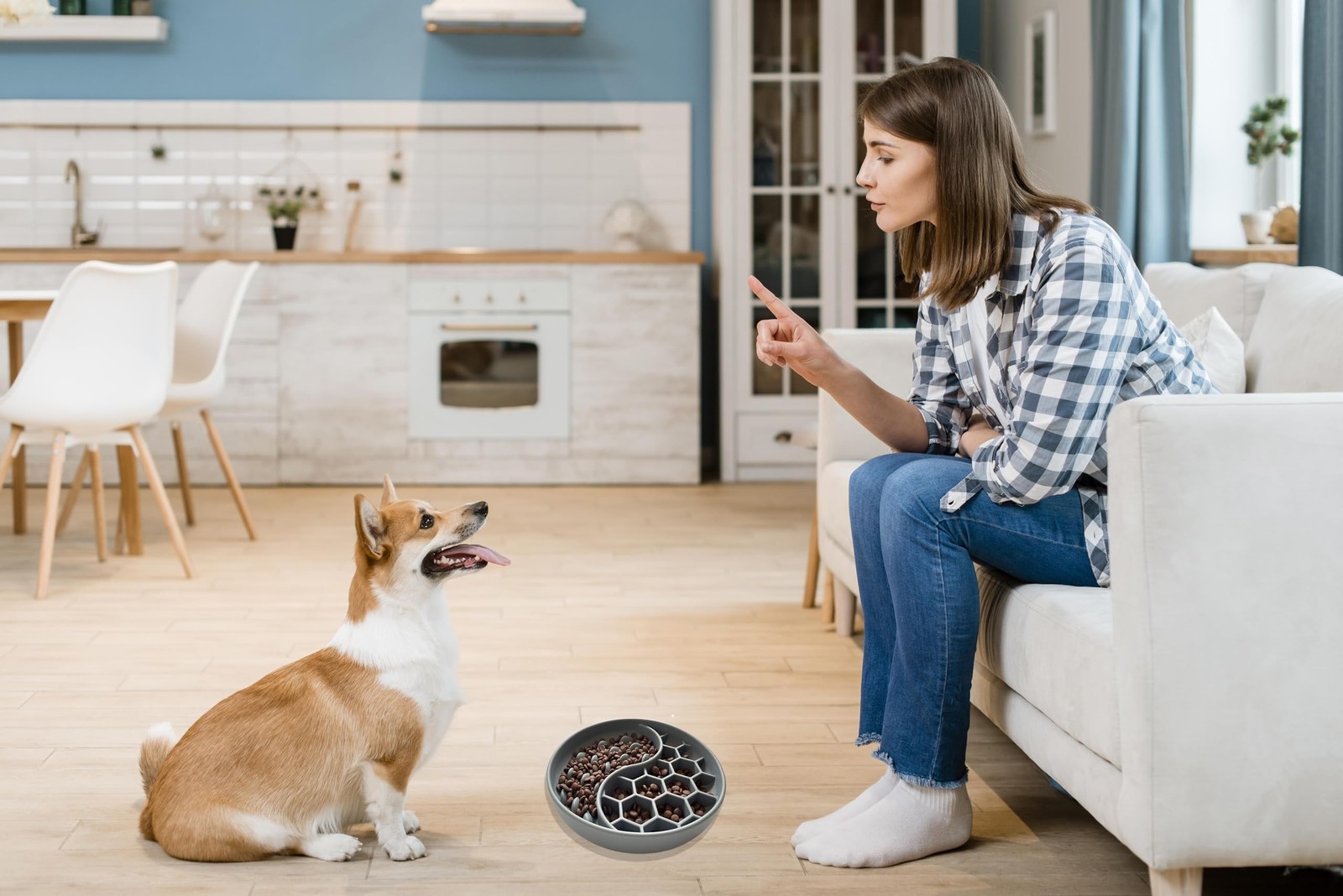 Slow Feeder Dog Bowls,Fun Dog Feeding Bowls with Suction Cups, Anti-Choking, …