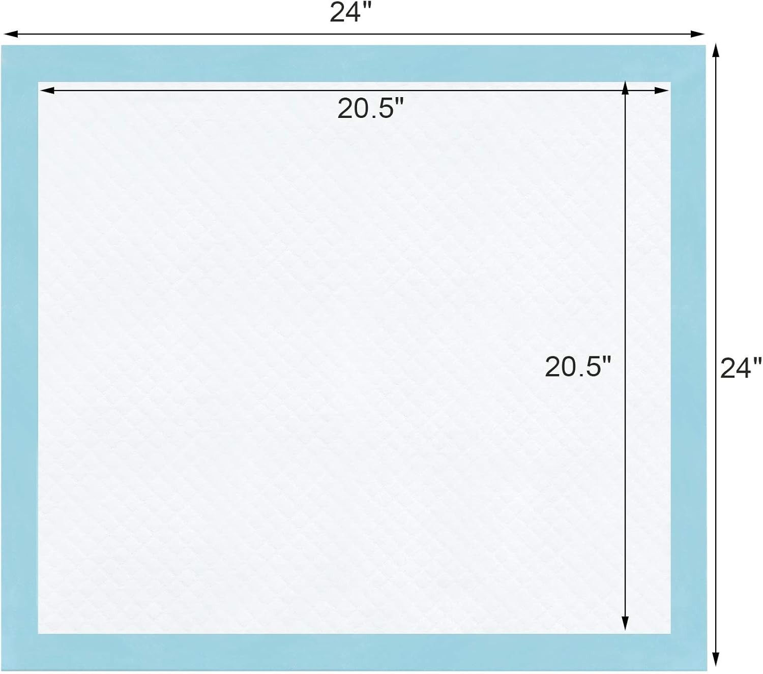 Extra-Large 24″x24″ Leak-Free Puppy Pads – 80 Count for Stress-Free Training