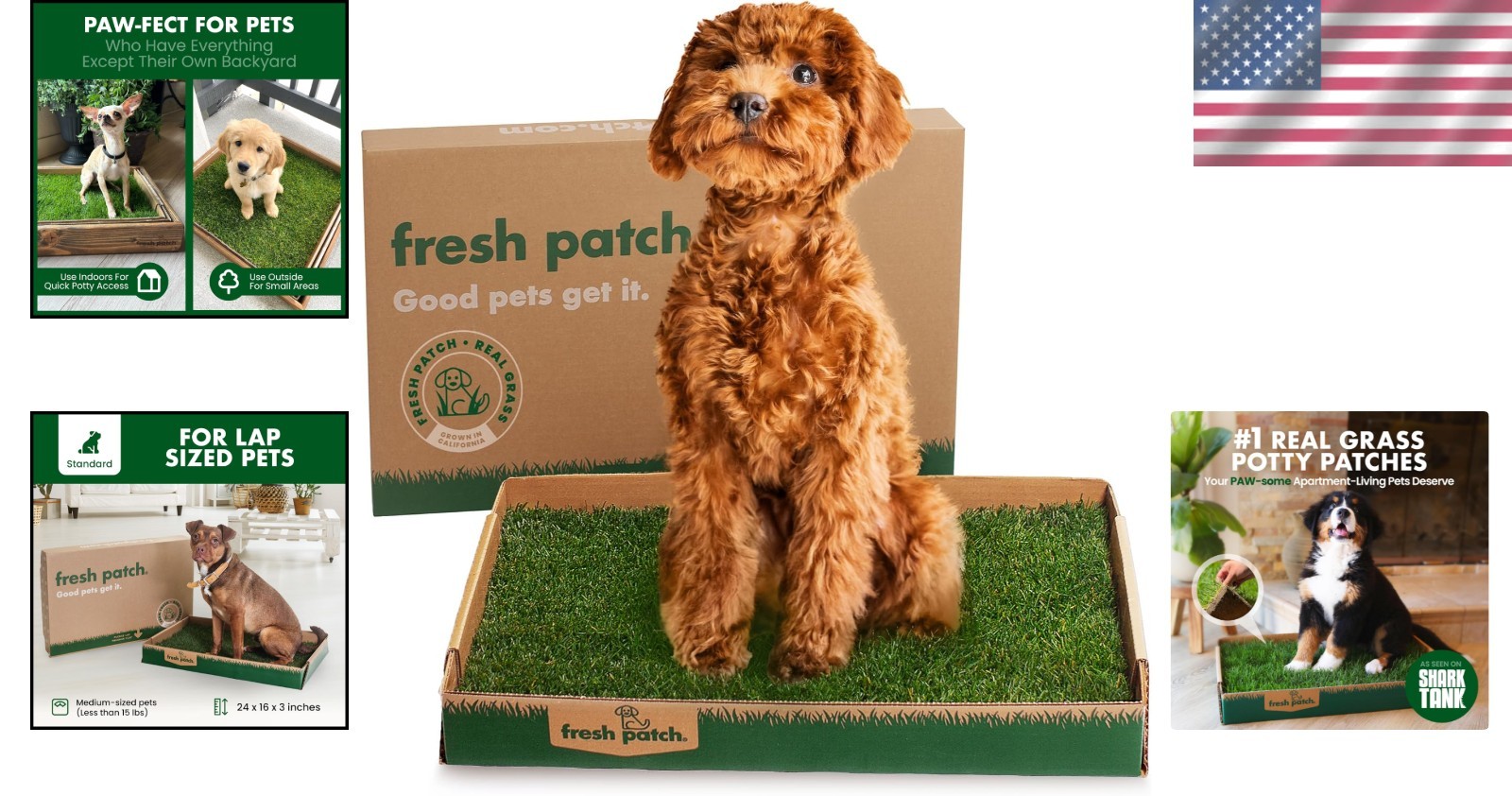Ultimate Grass Pee Pad for Dogs & Cats – 16×24, Odor Control & Easy Clean