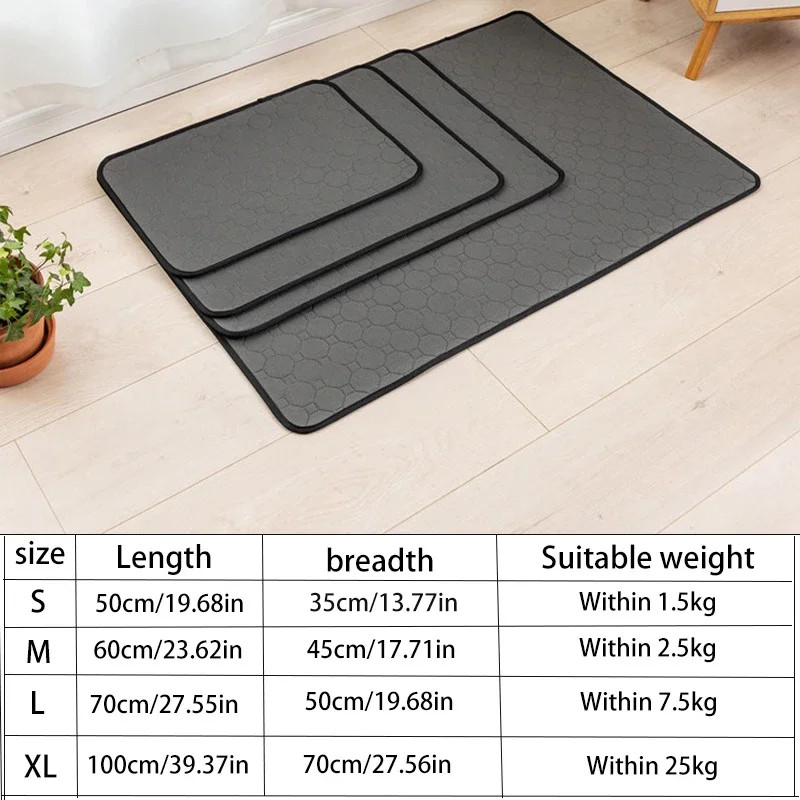 Winter Waterproof Dog Pee Pad Reusable Washable Dog Urine Mat Car Seat Floor Pet