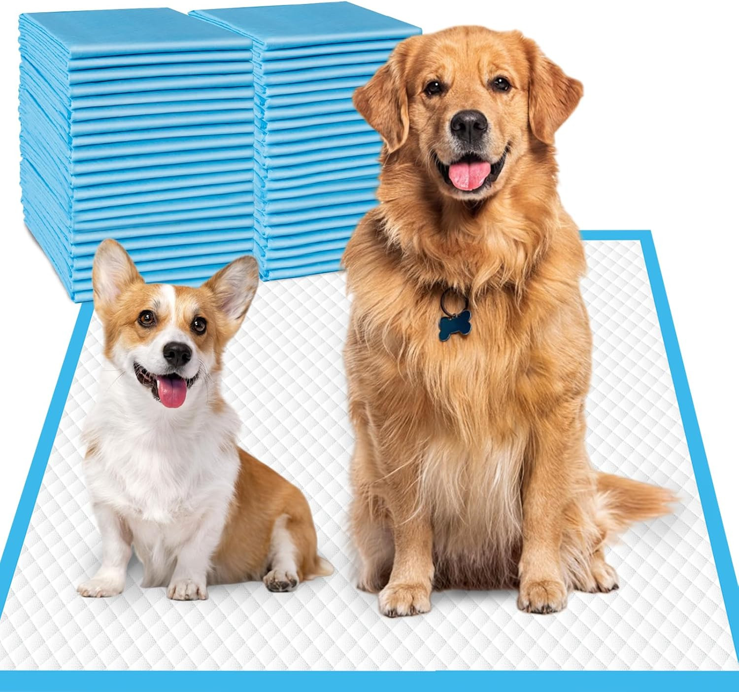 Dog Pads Extra Large 30″X36″, 30-Count XXL Puppy Pads for Dogs and Cats