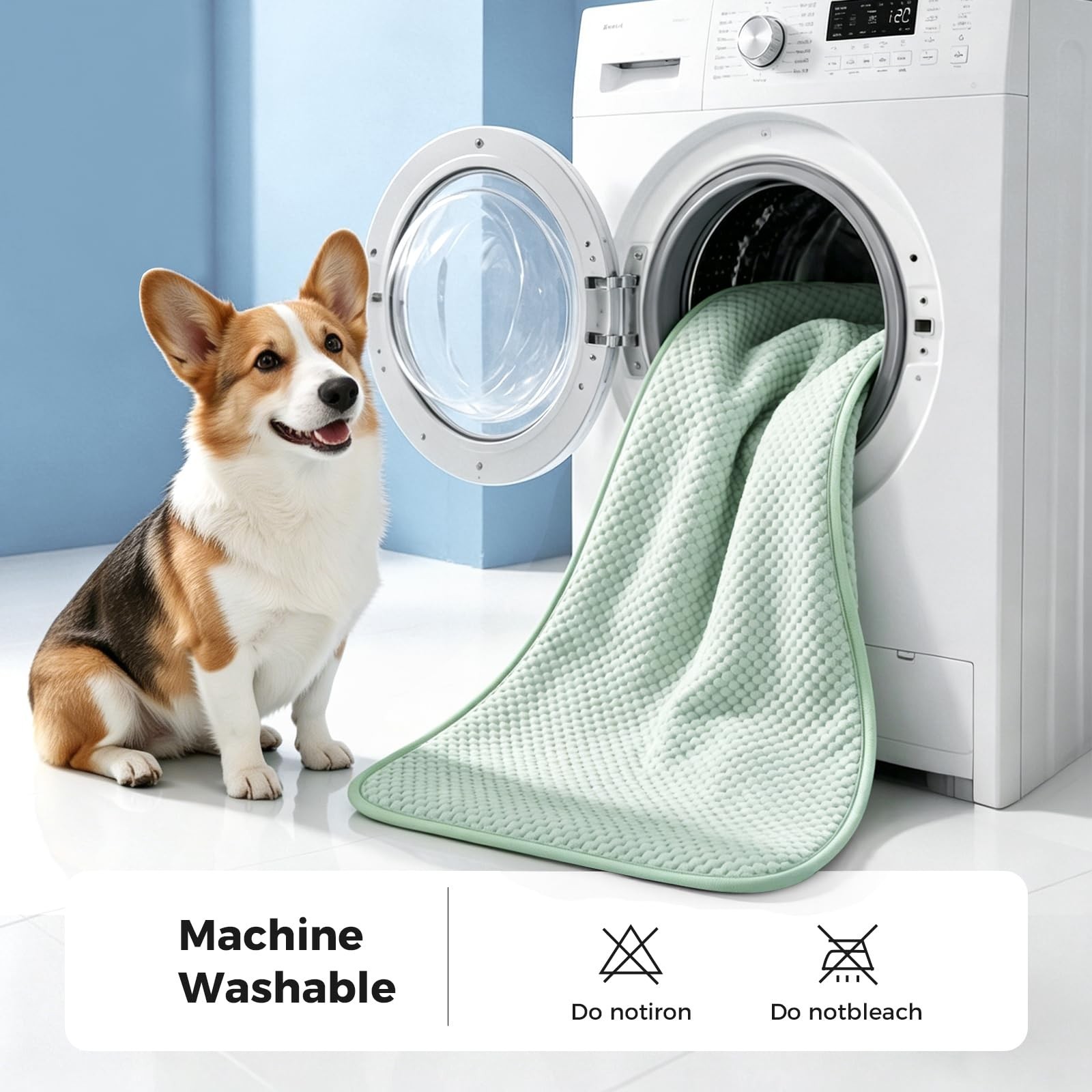 Lekereise Cooling Mat for Dogs – Self-Dog Cooling Mat Indoor, Pressure-Activa…