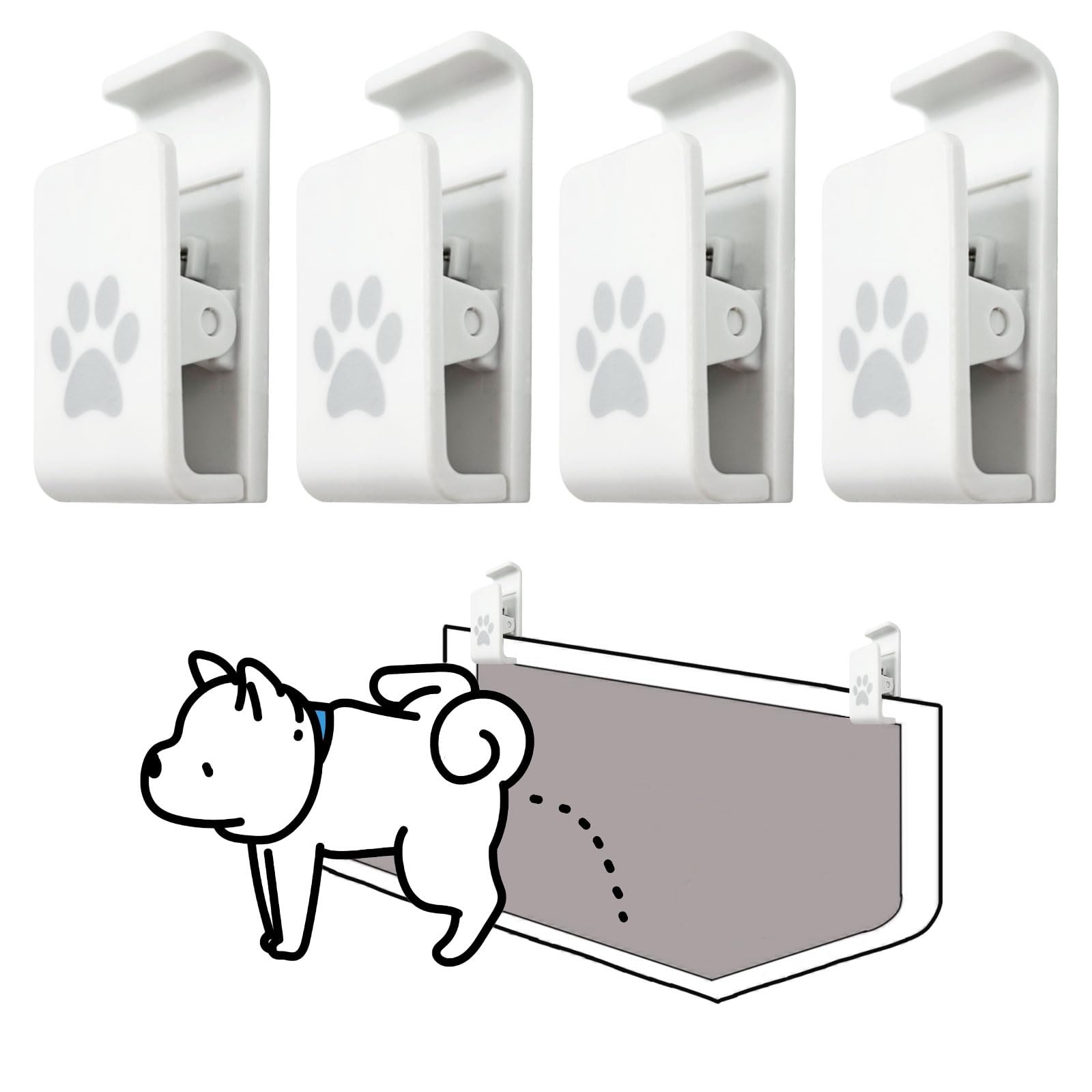 Luxify Dog Pee Pad Holder-Securely Holds Training Pads Indoor Potty White